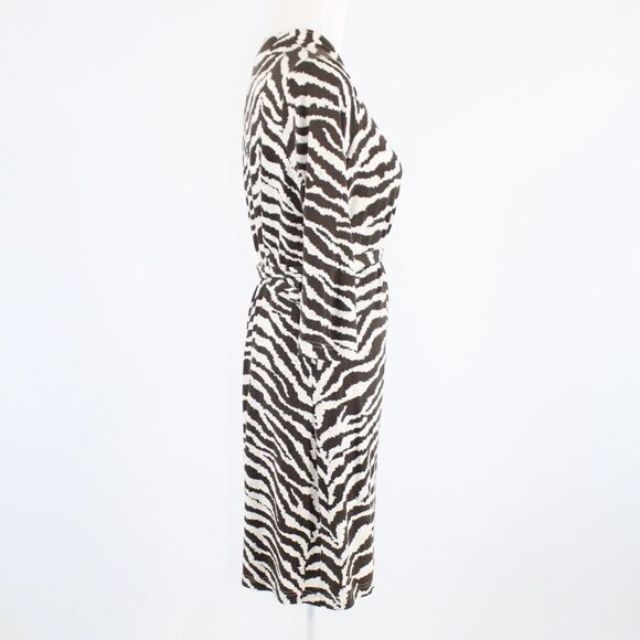 Kenneth Cole brown zebra dress S - Picture 5 of 8